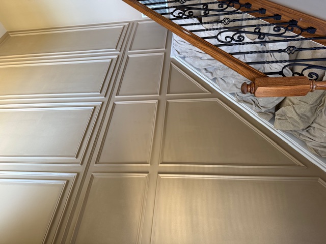 Before photo — Interior Trim & Wainscoting in Burke, VA