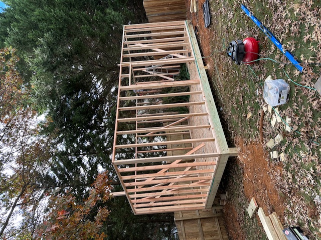 After photo — Backyard Shed Build in Springfield, VA